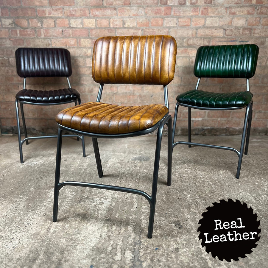 Hoxton Leather Chair - Whisky Tan