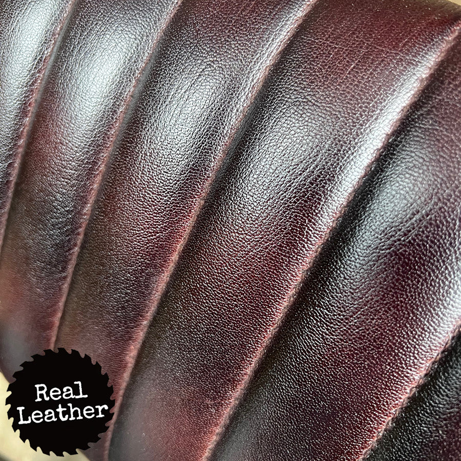Hoxton Leather Chair - English Plum