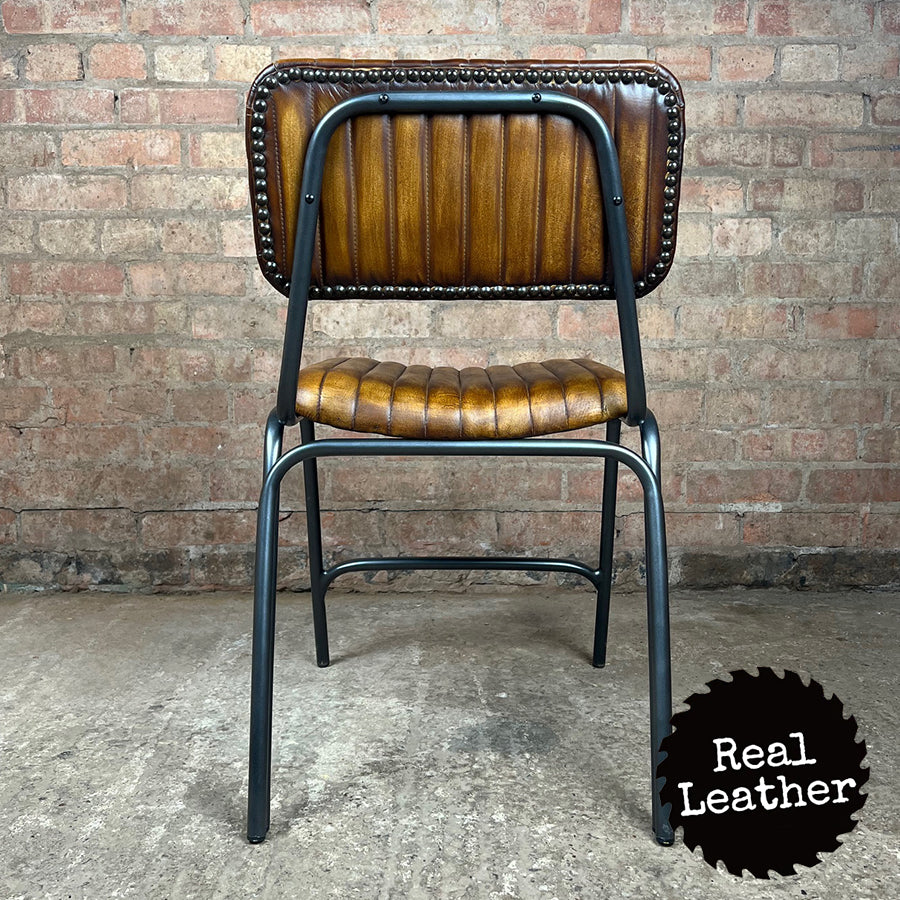 Hoxton Leather Chair - Whisky Tan