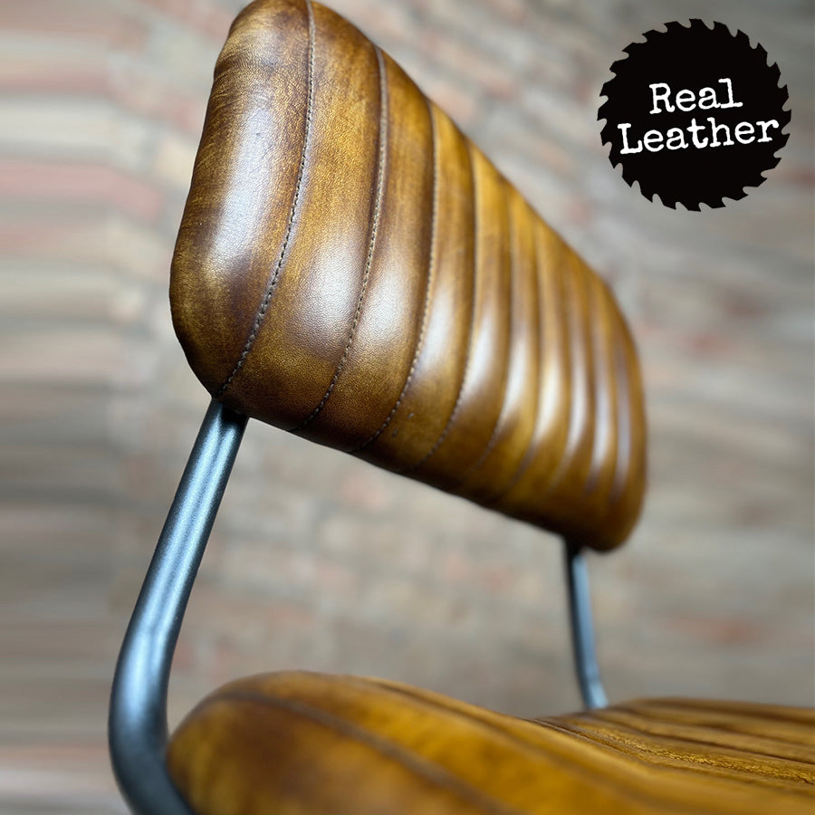 Hoxton Leather Chair - Whisky Tan