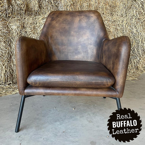 Newbury Leather Accent Chair