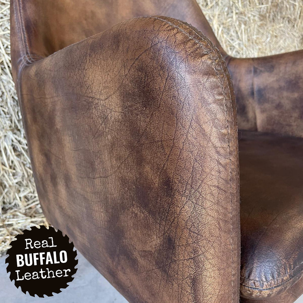 Newbury Leather Accent Chair